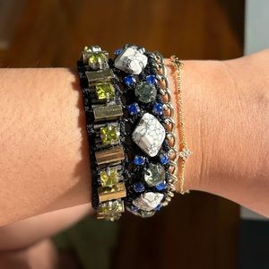 Nocturne beaded embellished bracelet